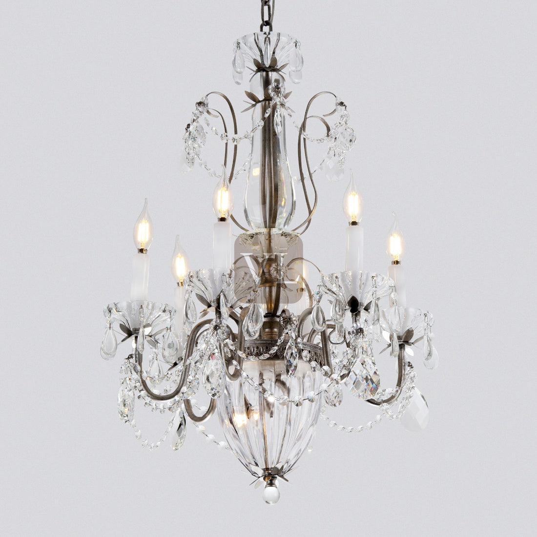 Victorian Crystal Chandelier
