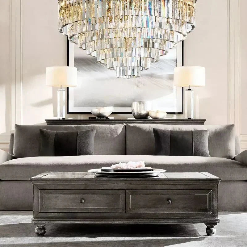 1920s Odeen Round Chandelier - lampmodern