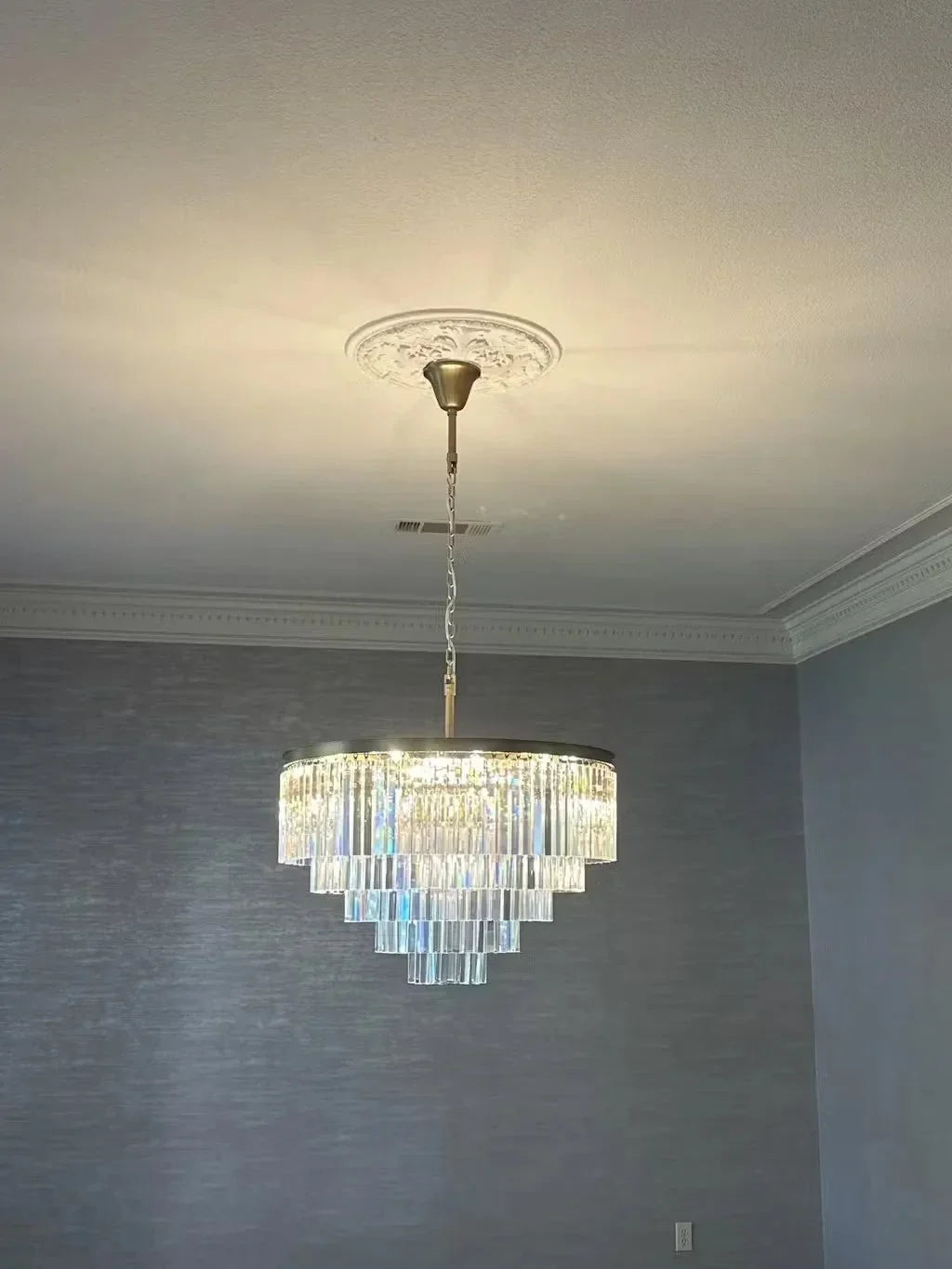 1920s Odeen Round Chandelier - lampmodern