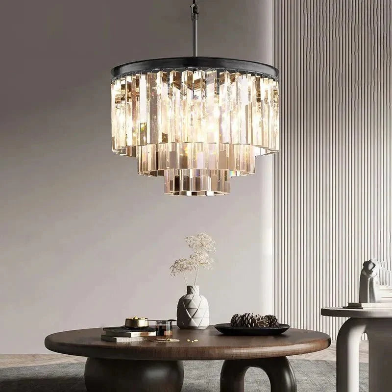 1920s Odeen Round Chandelier - lampmodern