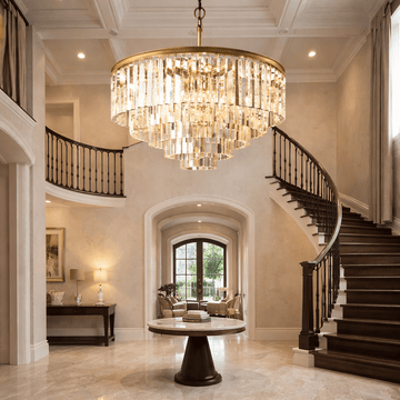 1920s Odeen Round Chandelier - lampmodern