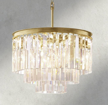 1920s Round Chandelier 20", 32", 44" - lampmodern