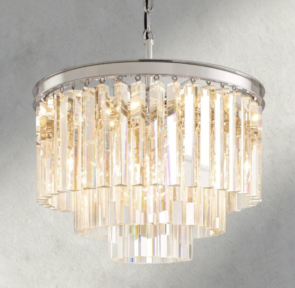 1920s Round Chandelier 20", 32", 44" - lampmodern