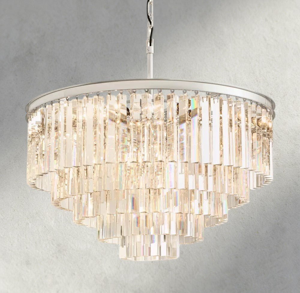 1920s Round Chandelier 20", 32", 44" - lampmodern