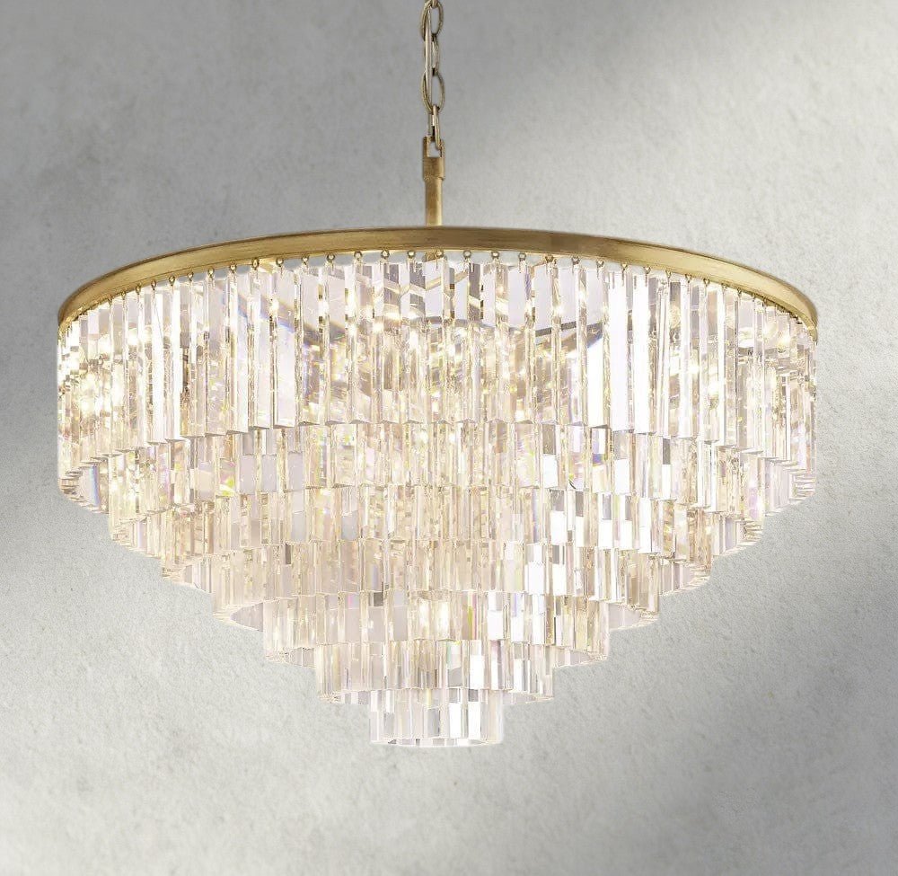 1920s Round Chandelier 20", 32", 44" - lampmodern