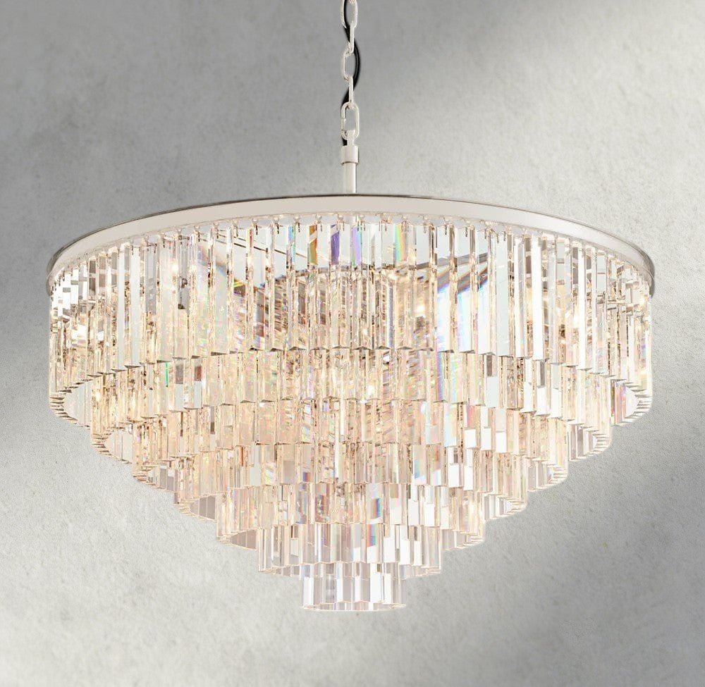 1920s Round Chandelier 20", 32", 44" - lampmodern