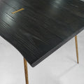 Hand-Forged Vintage Style Metal Frame Dining Table - Lamp Modern