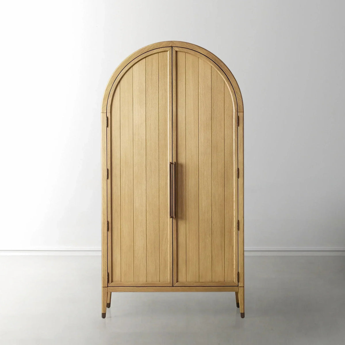 Hattie Accent Cabinet in Oak 36"W 46"W - Lamp Modern