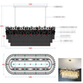 Art Dining Crystal Branch Chandelier - lampmodern