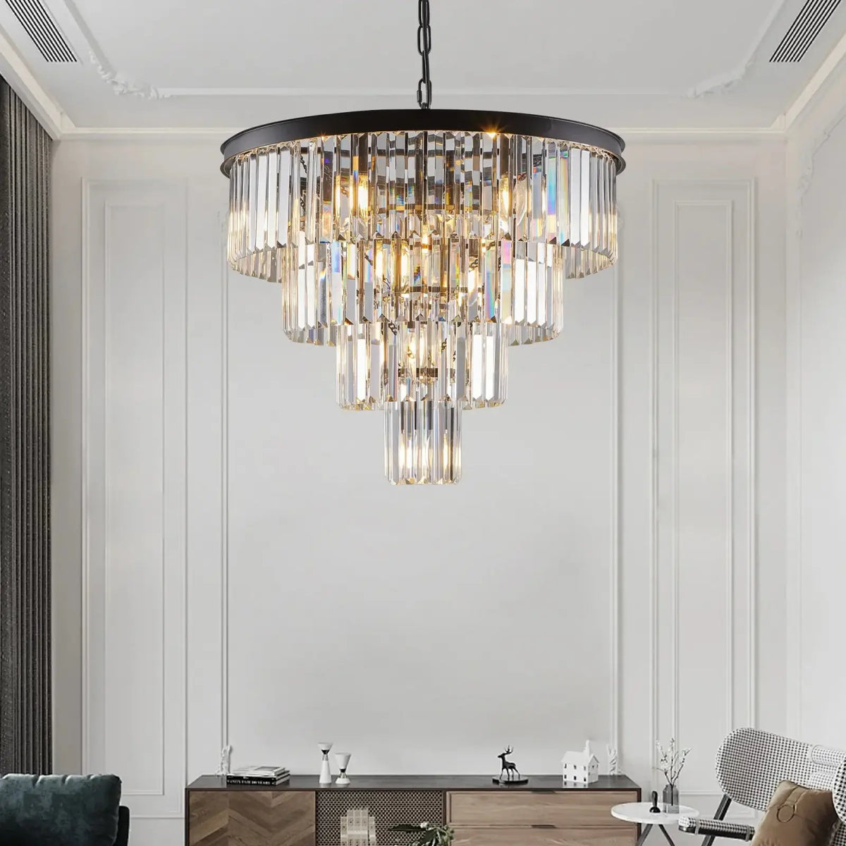 23" Gio Crystal Chandelier - lampmodern