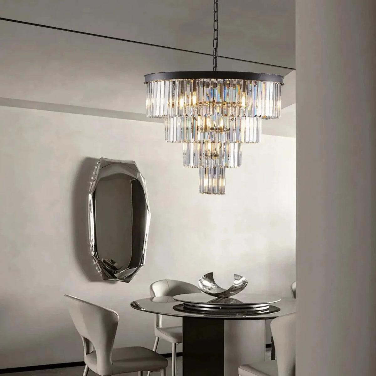 23" Gio Crystal Chandelier - lampmodern