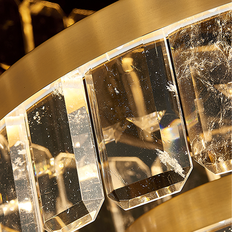 Rebecca Postmodern Multi Tier Crystal Chandelier - lampmodern