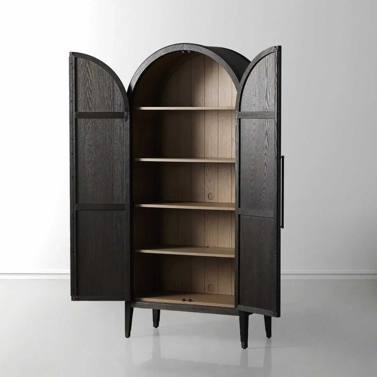 Hattie Accent Cabinet in Oak 36"W 46"W - Lamp Modern