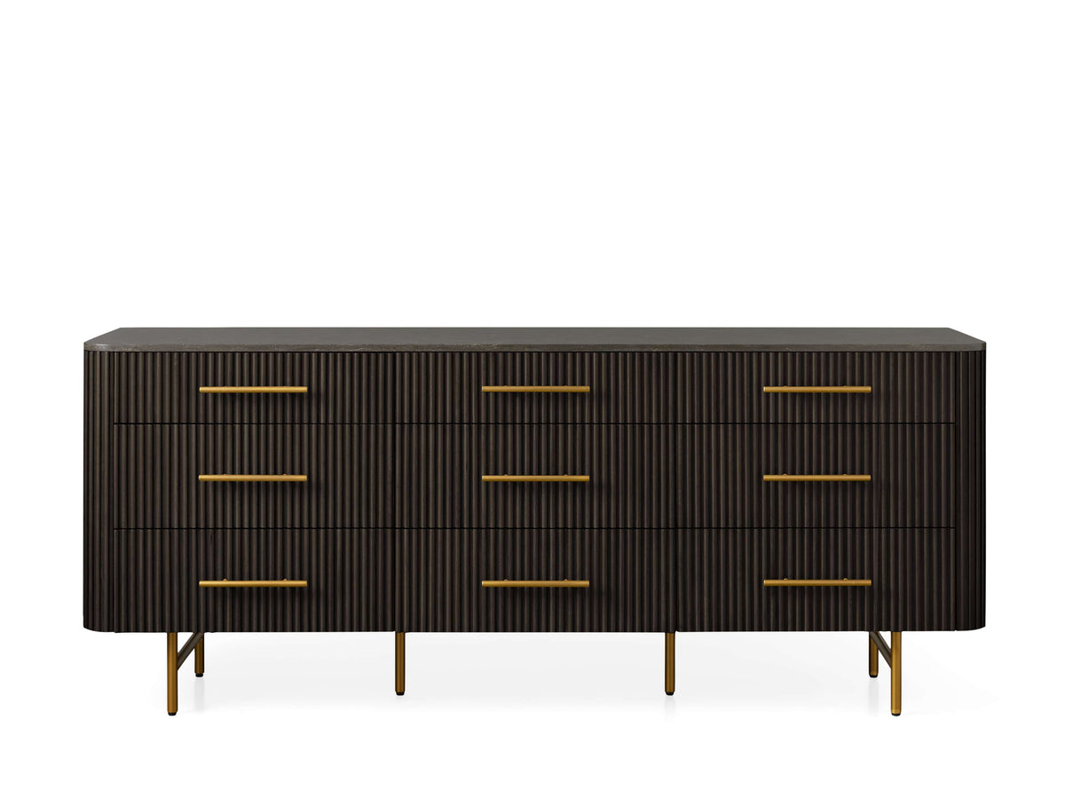 Finnley Nine-Drawer Dresser - Lamp Modern
