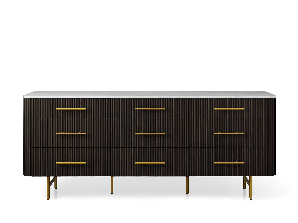 Finnley Nine-Drawer Dresser - Lamp Modern