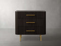 Finnley Three-Drawer Chest - Lamp Modern