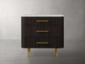 Finnley Three-Drawer Chest - Lamp Modern