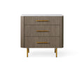 Finnley Three-Drawer Chest - Lamp Modern