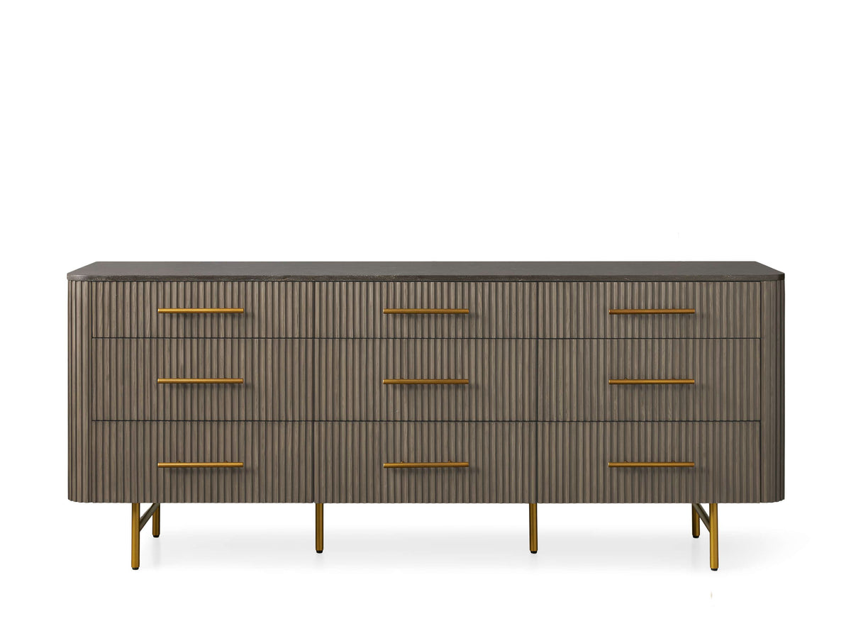 Finnley Nine-Drawer Dresser - Lamp Modern