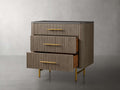 Finnley Three-Drawer Chest - Lamp Modern