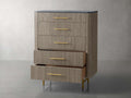 Finnley Five-Drawer Dresser - Lamp Modern