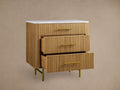 Finnley Three-Drawer Chest - Lamp Modern