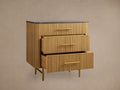 Finnley Three-Drawer Chest - Lamp Modern