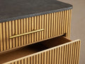 Finnley Three-Drawer Chest - Lamp Modern