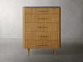 Finnley Five-Drawer Dresser - Lamp Modern