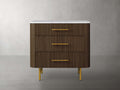 Finnley Three-Drawer Chest - Lamp Modern