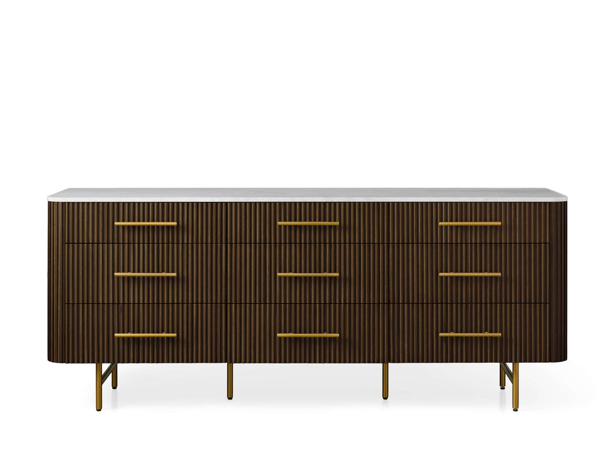 Finnley Nine-Drawer Dresser - Lamp Modern