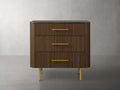 Finnley Three-Drawer Chest - Lamp Modern