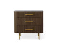 Finnley Three-Drawer Chest - Lamp Modern