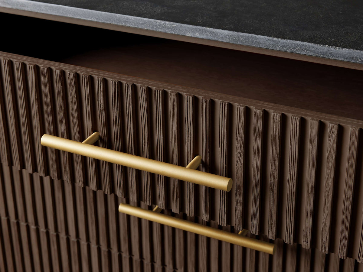 Finnley Five-Drawer Dresser - Lamp Modern