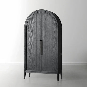 Hattie Accent Cabinet in Oak 36"W 46"W - Lamp Modern