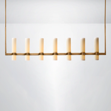 Ravella Milk Linear Glass Chandelier