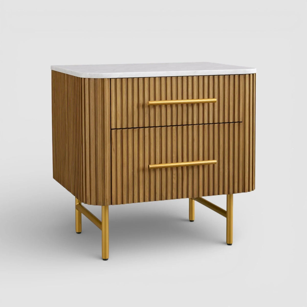 Finnley Closed Nightstand - Lamp Modern