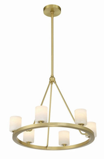 Estate 6 Light Chandelier Alabaster