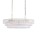 Amor Glass Oval Chandelier 54