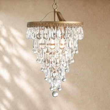 Anabelle Round Chandelier 17''23''H