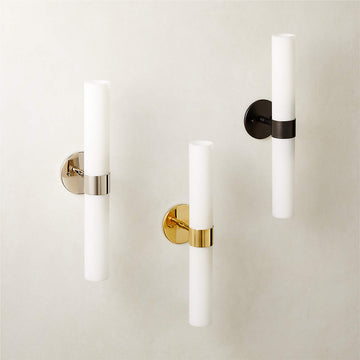 Gilded Glass Wall Sconce