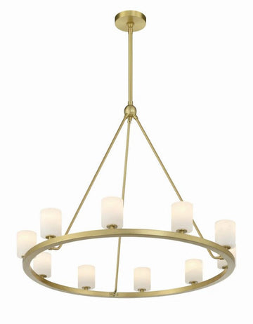 Estate 10 Light Chandelier Alabaster