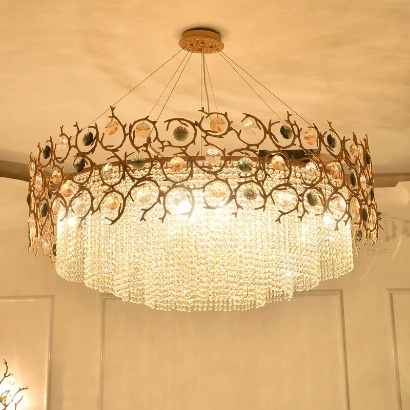 Art Dining Crystal Branch Chandelier - lampmodern