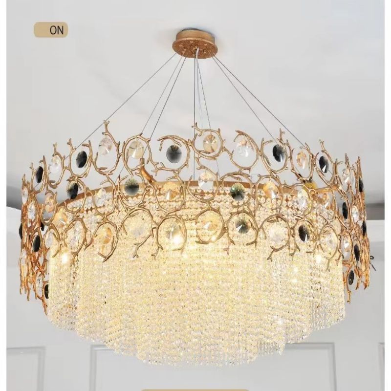 Art Dining Crystal Branch Chandelier - lampmodern
