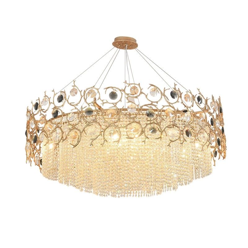 Art Dining Crystal Branch Chandelier - lampmodern