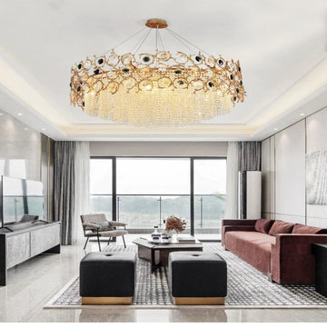 Art Dining Crystal Branch Chandelier - lampmodern