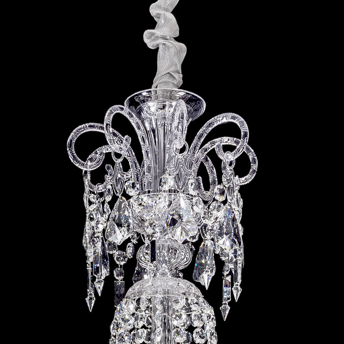 Lamp Modern Crystal Cups Chandelier For Living Room