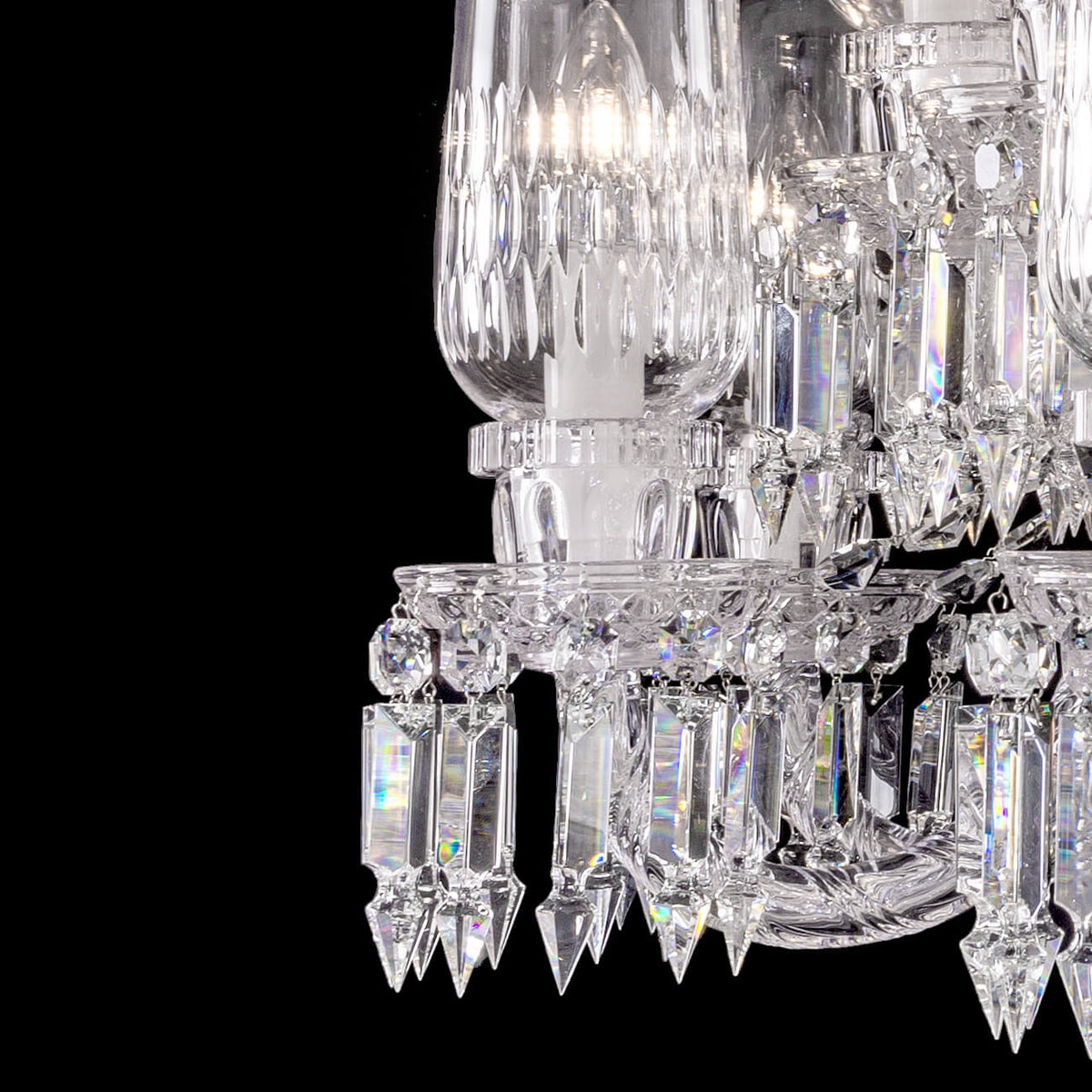 Lamp Modern Crystal Cups Chandelier For Living Room