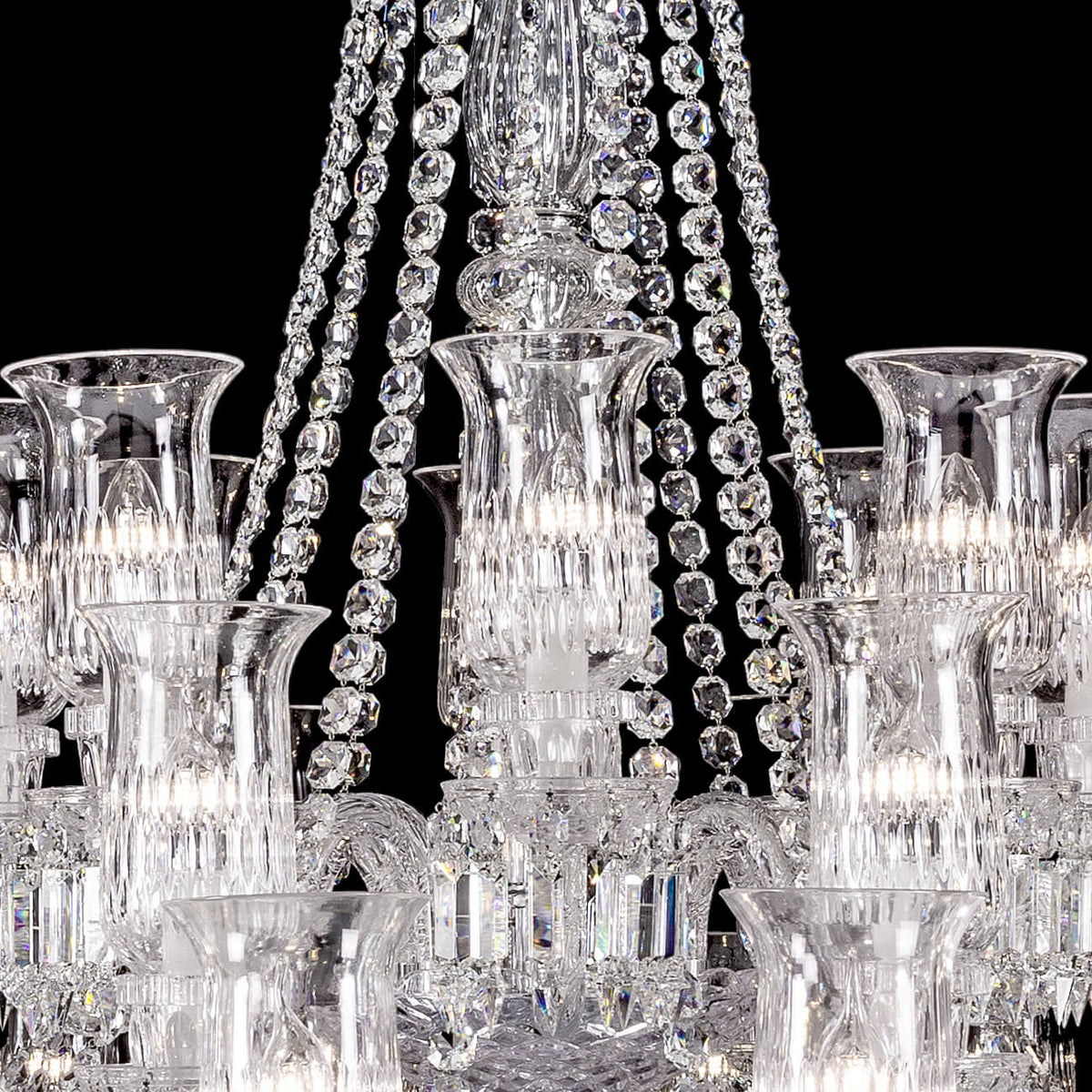 Lamp Modern Crystal Cups Chandelier For Living Room