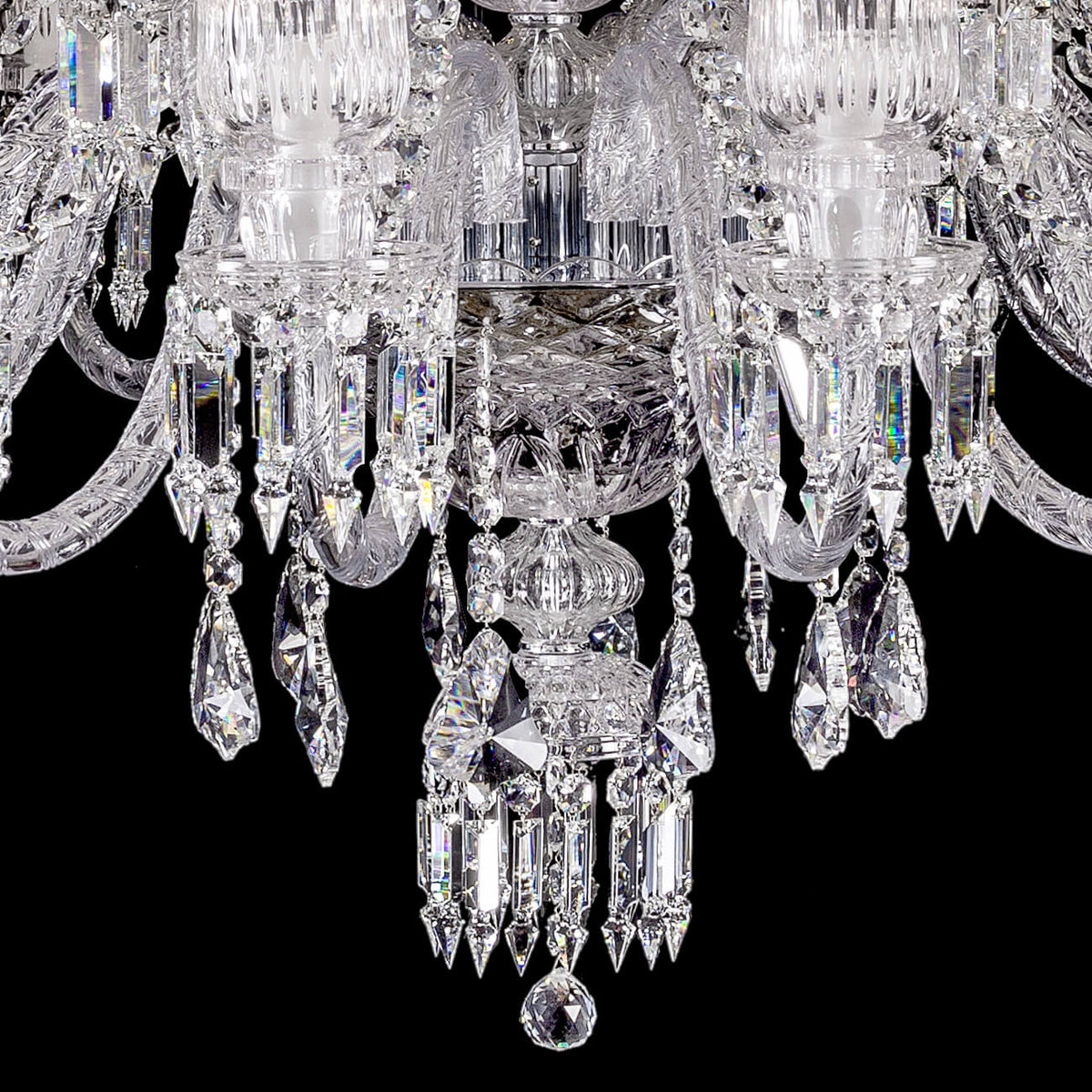 Lamp Modern Crystal Cups Chandelier For Living Room